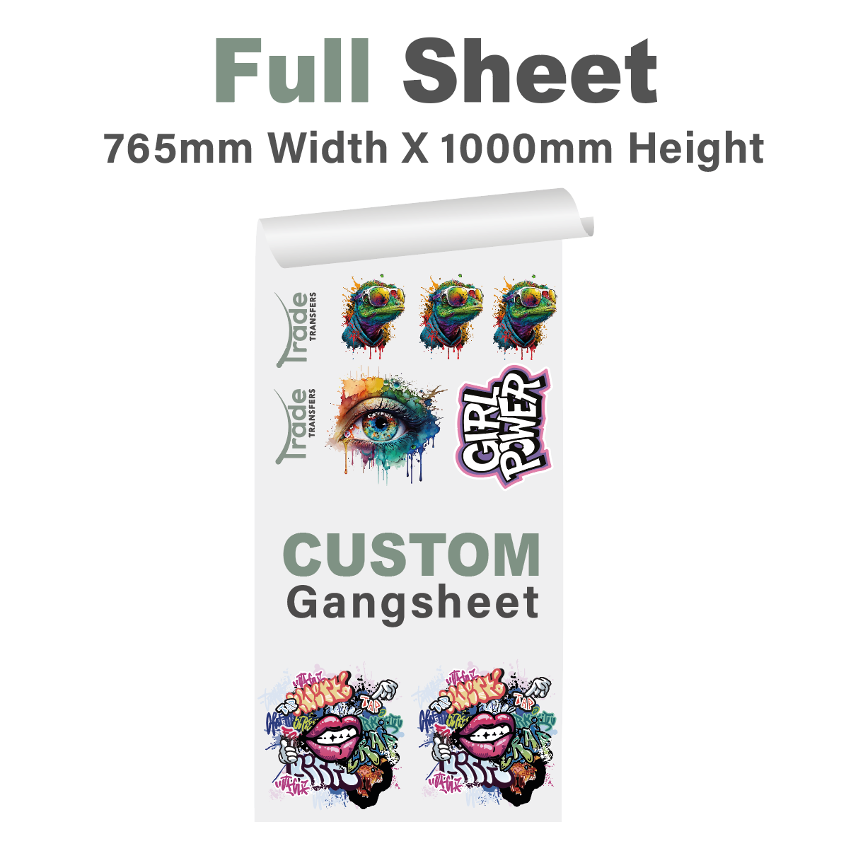 Trade Transfers DTF Heat Transfer Gangsheets