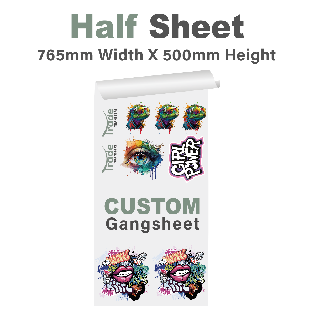 Trade Transfers DTF Heat Transfer Gangsheets